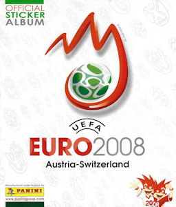 Album Sammelalbum EM 2008 Panini Euro 2008 Europameisterschaft 2008 Europa 2008 komplett