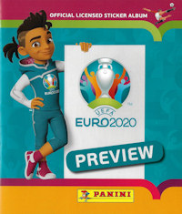 Album Sammelalbum EM 2020 Preview Panini Euro 2020 Vorschau Europameisterschaft 2020 Preview Europa 2020