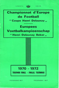 Offizielles Programm Programmheft EM 1972 EURO 1972 Belgien Gesamtprogramm