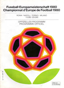 Offizielles Programm Programmheft EM 1980 Deutsch-Französisch_German-French-Edition