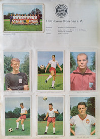Album Sammelalbum Bergmann Bundesliga 1965-1966 65/66 Bergmann Sammelalbum Mannschaften und Spieler innen