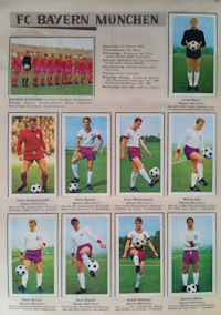 Album Sammelalbum Bundesliga 1966/67 Sicker Bundesliga-Asse 1966/67 Die neue Deutsche Nationalelf Sicker innen