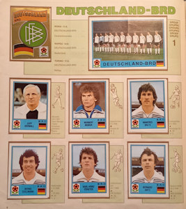 Album Sammelalbum EM 1980 Panini Europa 80 Europameisterschaft 80 Euro 80 Innen