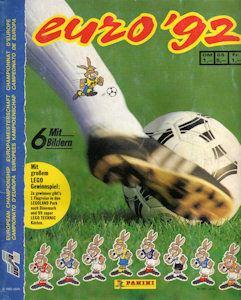 Album Sammelalbum EM 1992 Panini Euro 92 Europameisterschaft 1992 Europa 92 komplett