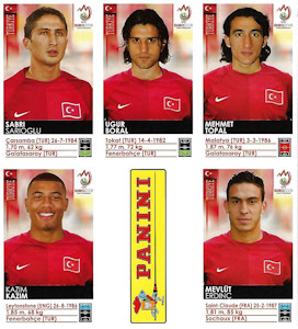 Album Sammelalbum EM 2008 Panini Euro 2008 Update-Sticker Europameisterschaft 2008 Türkei