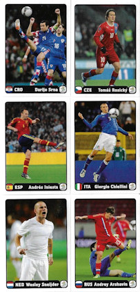 Album Sammelalbum EM 2008 Panini Euro 2012 Europameisterschaft 2012 Europa 2012 Update A-F Coca-Cola Internationale Version