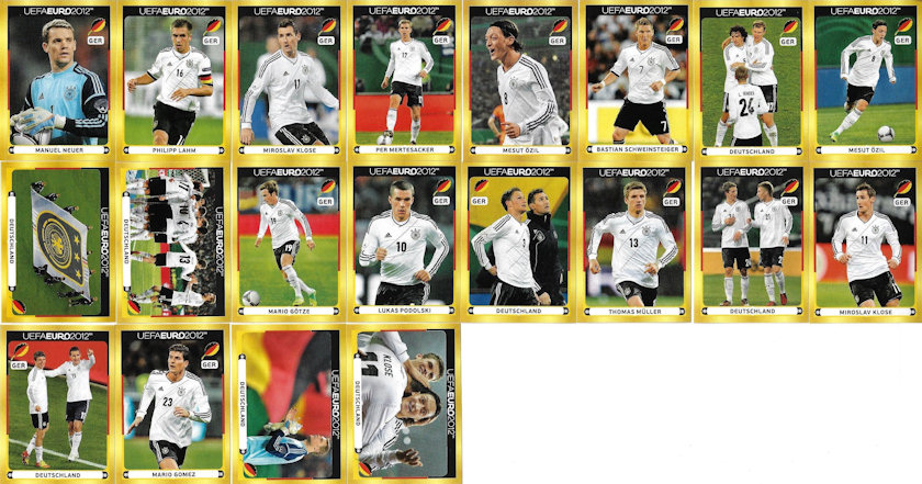 Album Sammelalbum EM 2012 Panini Euro 2012 Europameisterschaft 2012 Europa 2012 Postersticker Sondersticker Poster