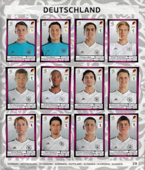 Album Sammelalbum EM 2008 Panini Euro 2012 Europameisterschaft 2012 Europa 2012 Innen