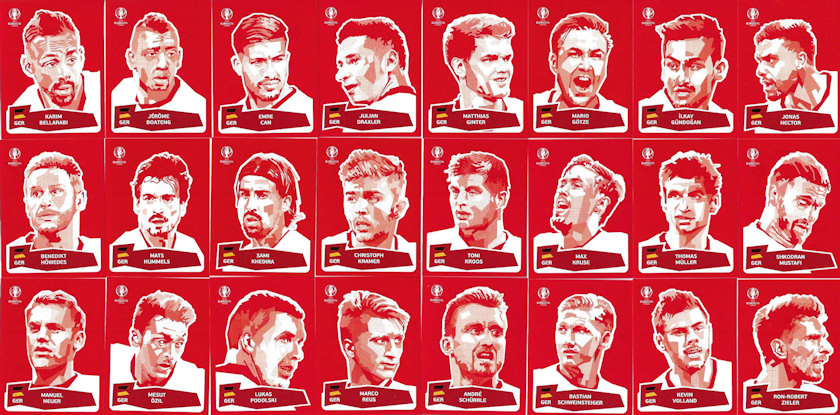 Album Sammelalbum EM 2016 Panini Euro 2016 Promotion-Sticker Coca-Cola Promo Europameisterschaft 2016 Europa 2016 24