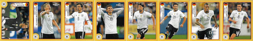 Album Sammelalbum EM 2016 Panini Euro 2016 McDonald's Promotion-Sticker Promo Europameisterschaft 2016 Europa 2016 8 Update-Sticker