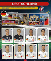Album Sammelalbum EM 2016 Panini Euro 2016 Europameisterschaft 2016 Europa 2016 Innen