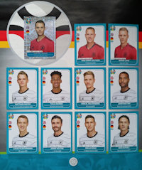 Album Sammelalbum EM 2020 Preview Panini Euro 2020 Vorschau Europameisterschaft 2020 Preview Europa 2020 Innen