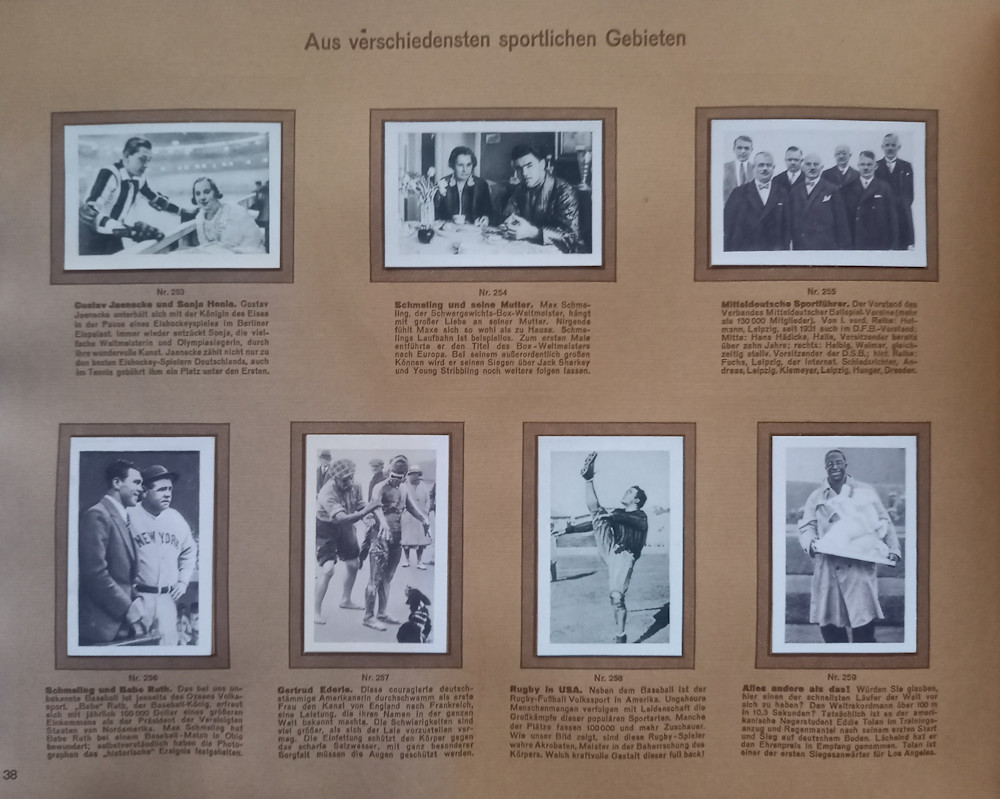 Bulgaria Sport-Photos Babe Ruth Max Schmeling