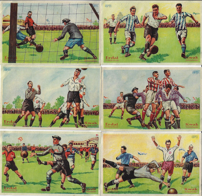 Erdal Kwak Serie 4 Deutsche Fußballkämpfe Rückseitennummer 3132