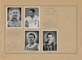 Kicker Bilderwerk 1939 Die deutschen Nationalspieler Innenseite