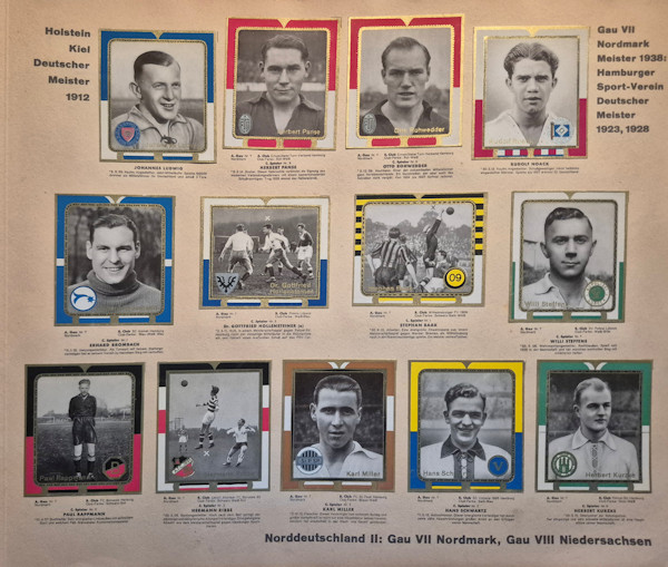 Sammeltafeln König Fussball Union Cigarettenfabrik Turbaco Zigaretten 1938