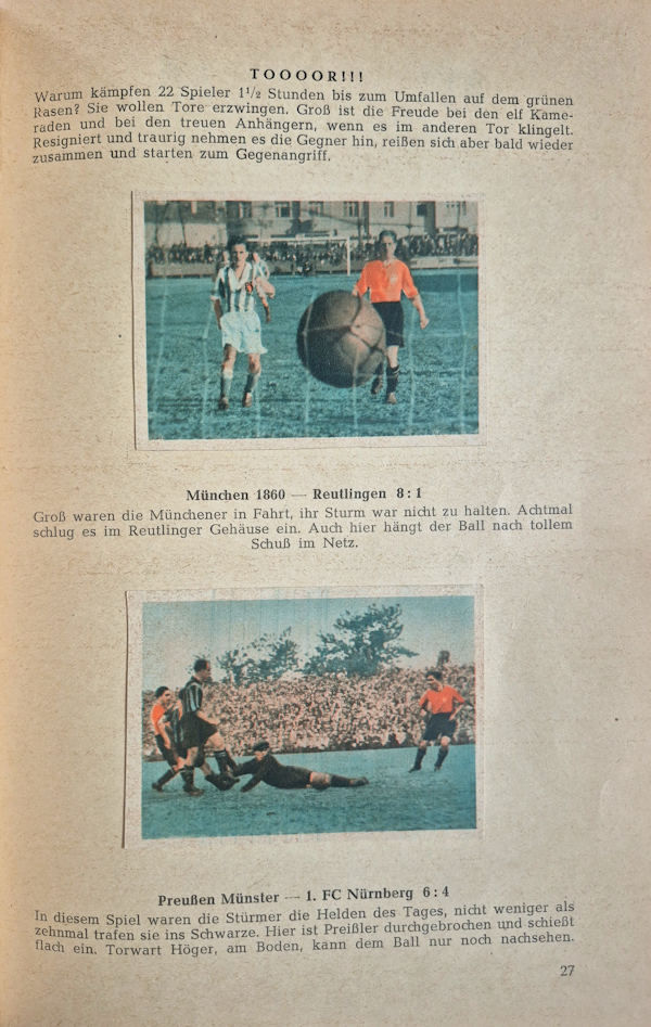 Album Sammelalbum Schuma OK Kaugummi Vom deutschen Sport Fußballgrößen im Kampf Band 4 zweiter Teil