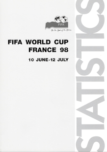 WM 1998 FIFA World-Cup 98 1998 official Report technical Report Statistics Statistik