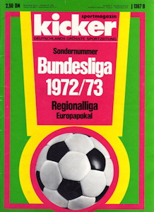 Bundesliga 1972/1973 72/73 Kicker Sportmagazin Sonderheft Vorschau