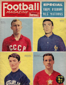 EM 1960 Zeitschrift Magazin Football-Magazine Numero 7 Aout August 1960 Supplement Mensuel de France Football Vorschau