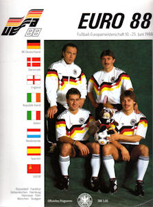 Programmheft EM 1988 Gesamtprogramm