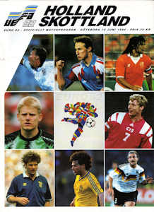 Offizielles Programm Programmheft EM 1992 Gruppe2 Niederlande - Schottland