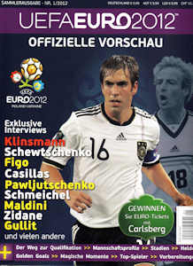 Offizielles Programm Programmheft EM 2016 EURO 2016 offizielle Vorschau Sammlerausgabe Nr.1