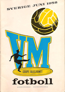 Offizielles Programm official programme Programmheft Officiellt Program WM 1958 Gesamtprogramm