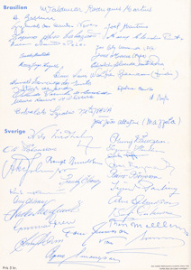 Offizielles Programm official programme Programmheft Officiellt Program WM 1958 Gesamtprogramm Rückseite