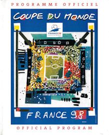 Offizielles Programm official programme Programme Officiel Programmheft WM 1998 World Cup 98 Coupe du Monde France 98 Gesamt Gesamtprogramm