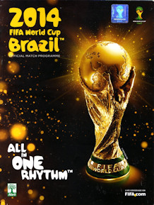 Offizielles Programm official programme Programmheft WM 2014 World Cup 2014 Gesamt Gesamtprogramm Englisch All In One Rhythm
