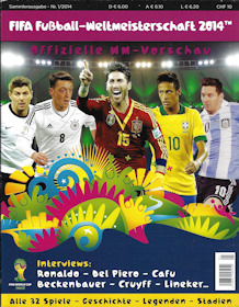 Offizielles Programm official programme Programmheft WM 2014 World Cup 2014 offizielle WM-Vorschau