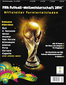 Offizielles Programm official programme Programmheft WM 2014 World Cup 2014 offizieller Turnierleitfaden