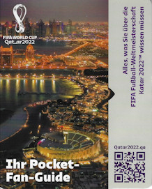 WM 2022 Qatar Offizielles Programm official programme Programmheft WM 2022 World Cup 2022 Pocket Fan Guide Deutsch