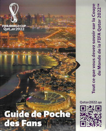 WM 2022 Qatar Offizielles Programm official programme Programmheft WM 2022 World Cup 2022 Pocket Fan Guide Guide de Poche des Fans Französisch