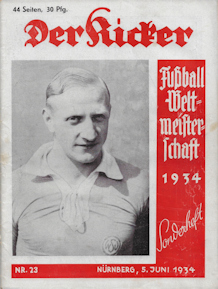 WM 1934 Kicker Nr.23 Nummer 23 vom 05. Juni 1934 Sonderheft Kicker Sonderheft