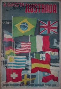 WM 1950 A Gazeta Esportiva Ilustrada. Edicao comemorativa do campeonato mundial de futebol 1950.